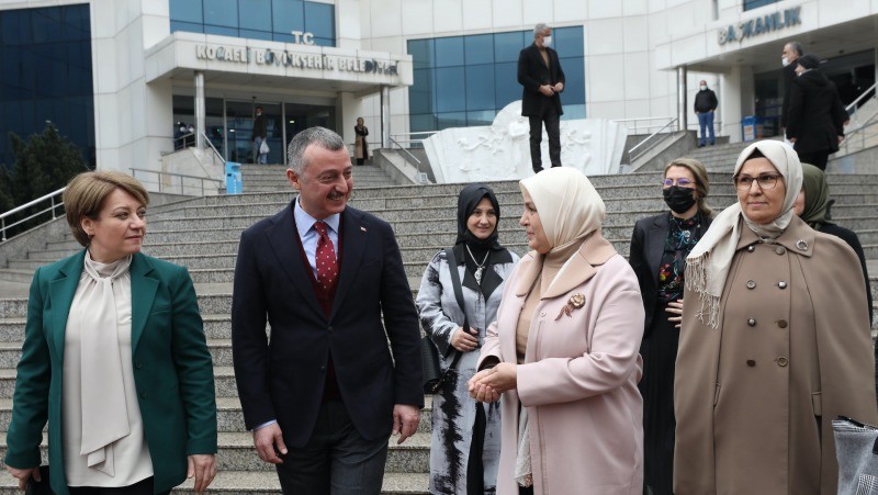 Başkan Büyükakın, Ayşe Keşir’i konuk etti