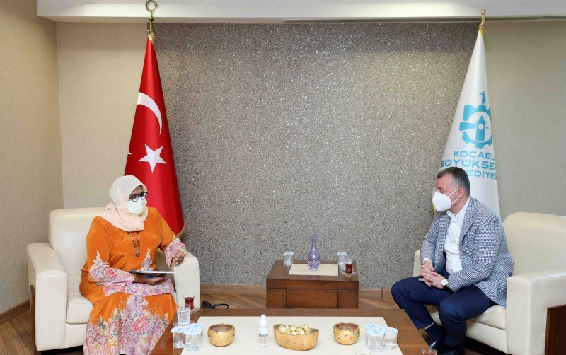 Başkan Büyükakın, UN-Habitat İcra Direktörü’nü ağırladı