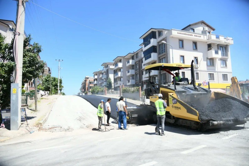 Başiskele’ye Yepyeni Asfalt Yollar