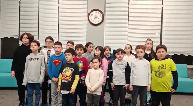 Başiskeleli Çocuklardan “Savaşa Hayır”