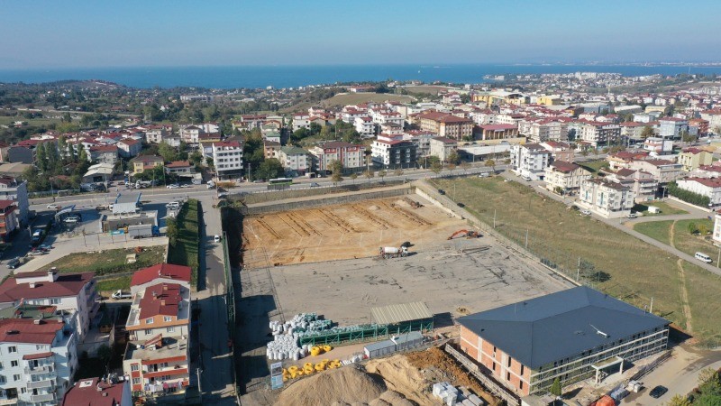 Darıca Nene Hatun Stadında yoğun çalışma