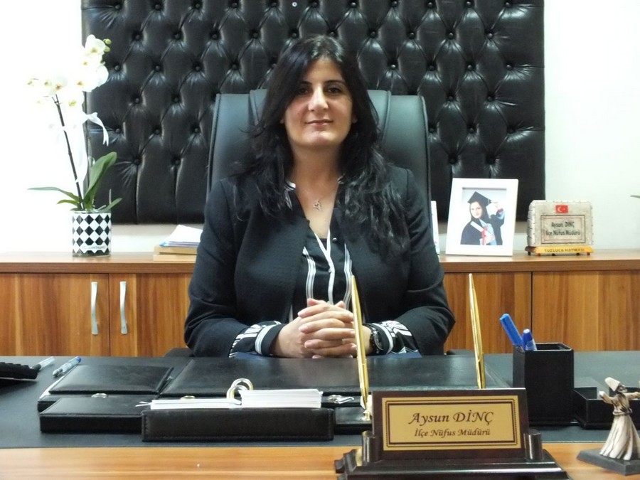Yeni İlçe Nüfus Müdürü Aysun Dinç   GÖREVE BAŞLADI