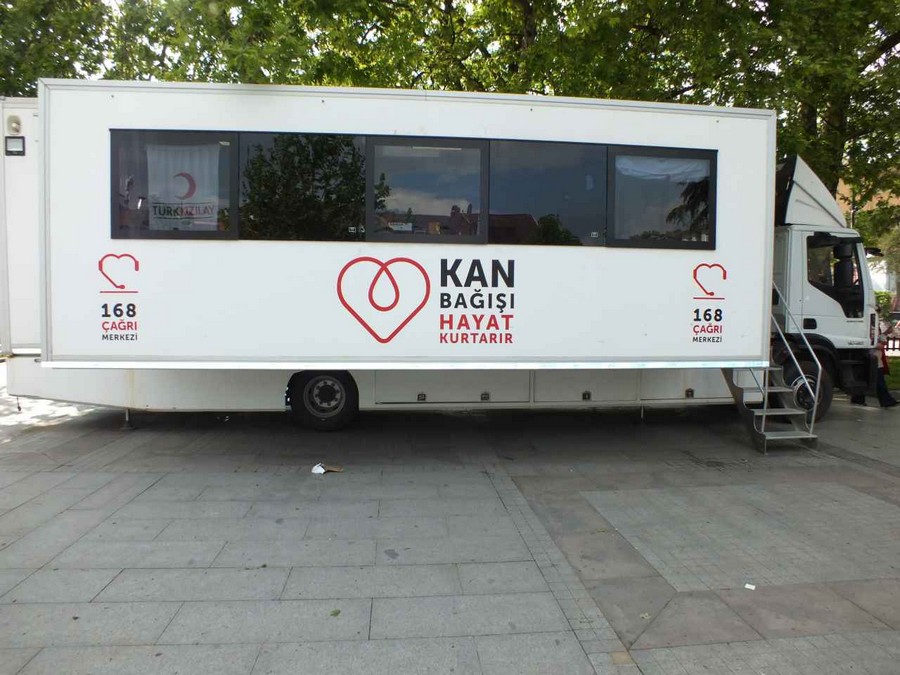 Kızılay Kan Bağış aracı Anıtpark’ta gönüllüleri bekliyor