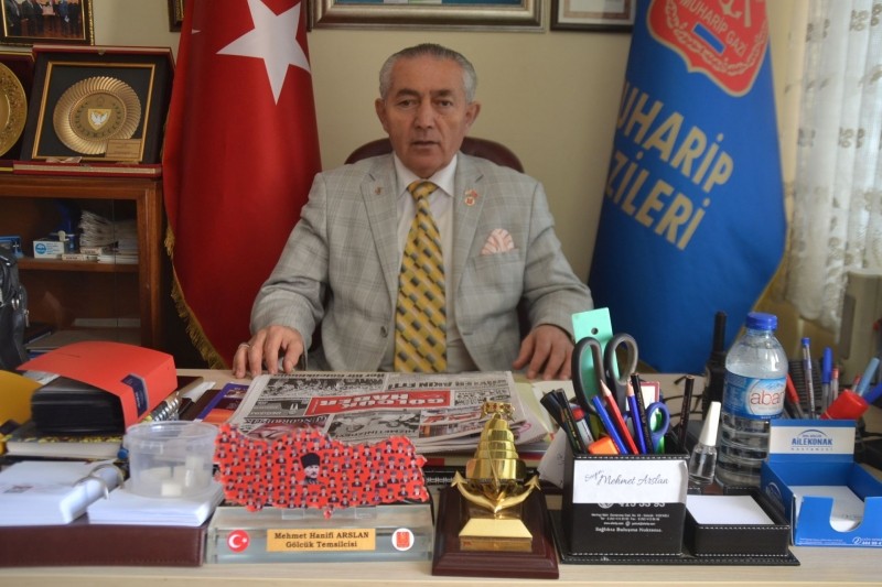 Arslan, “Mehmet Başkanımızın Gazilere olan sevgisi bambaşka”