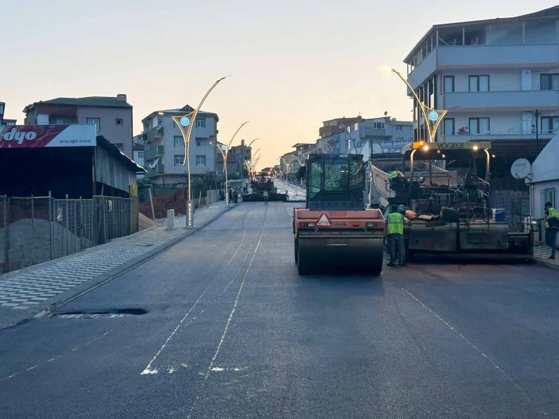 Darıca Lokman Hekim Caddesine aşınma asfaltı