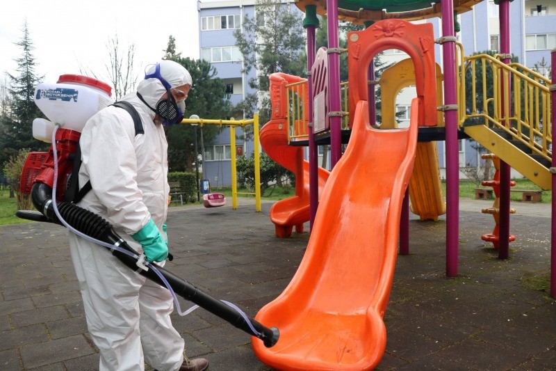 Çocuk ve gençler için Kocaeli’de ki parklar dezenfekte edilecek