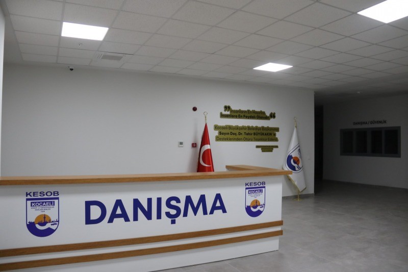 KESOB’un yeni yerinde işlem tamam