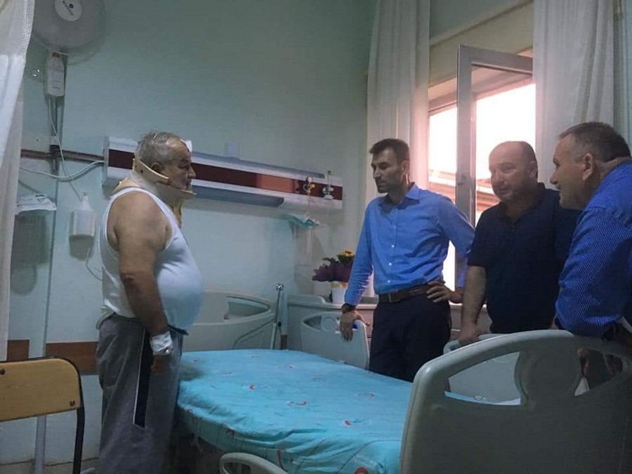 Başkan Alp’ten Poyraz’a geçmiş olsun ziyareti