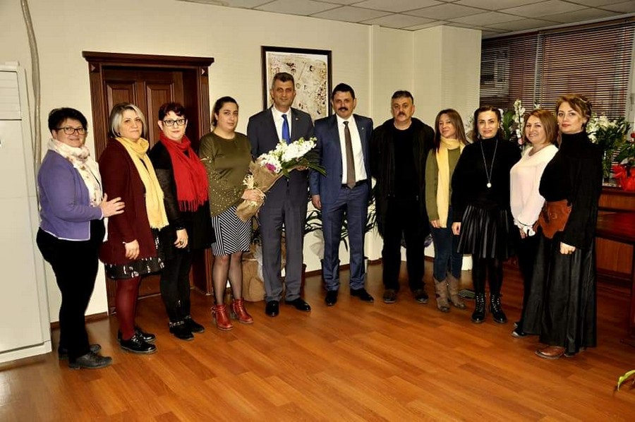Sahne Sanatları Derneği’nden Başkan Sezer’e ziyaret