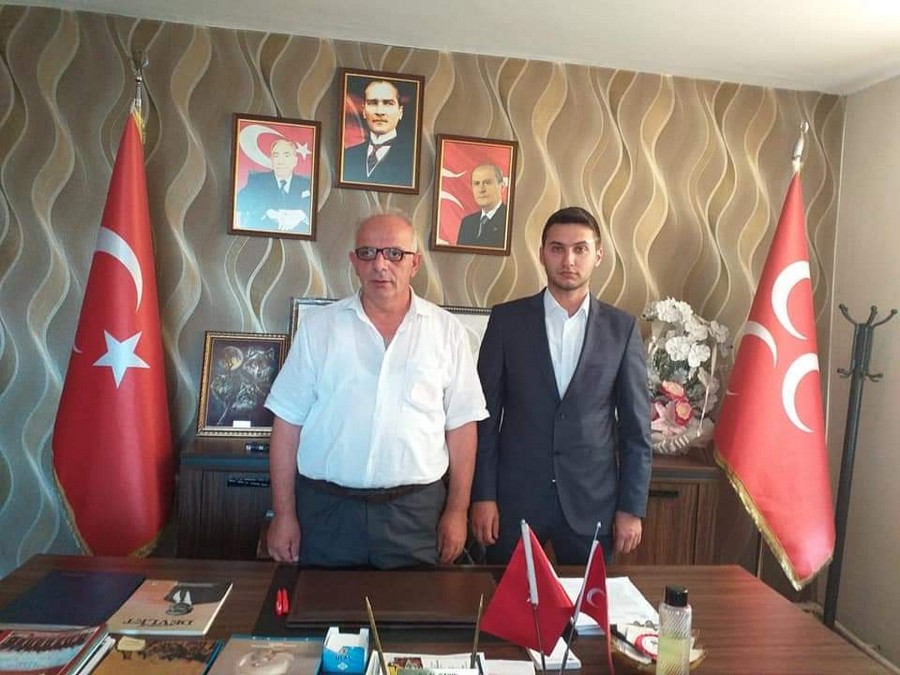 Gölcük Ülkü Ocağı yeni başkanı Cihan Ayten, İLK ZİYARETİNİ MHP’YE YAPTI