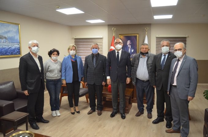 Yılmaz ve Yönetiminden Kaymakam Karabulut’a ziyaret