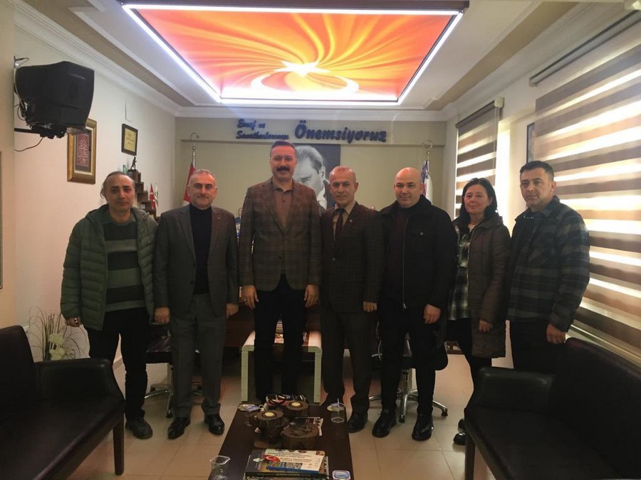 Kaymakam Gültekin’den Esnaf ve Sanatkarlar Odası’na ziyaret