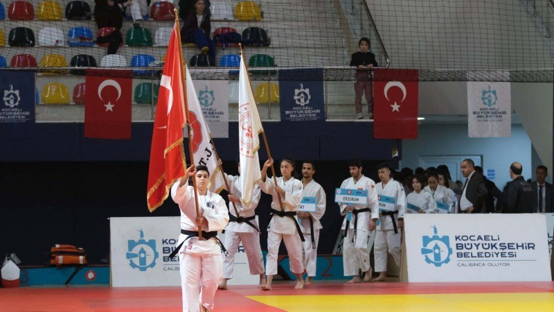 Gençler Türkiye Judo Şampiyonası’nın açılış seremonisi yapıldı