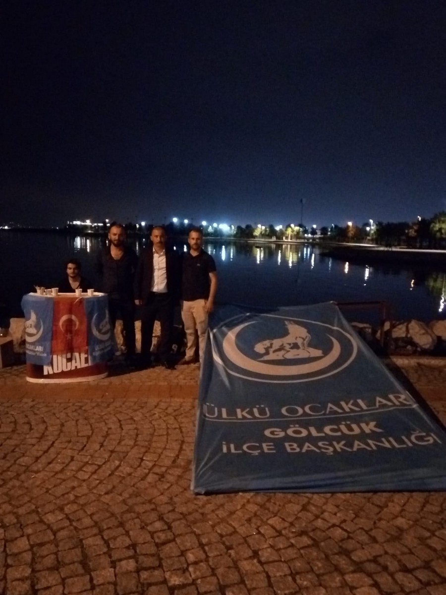 Gölcüklü Ülkücüler 17 Ağustos’ta stant açtı