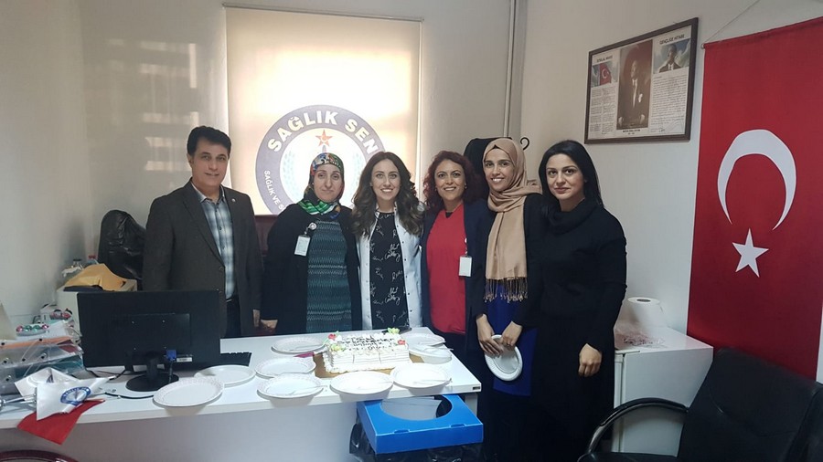 Sağlık Sen’den Hastanede çalışan sekreterler için anlamlı etkinlik