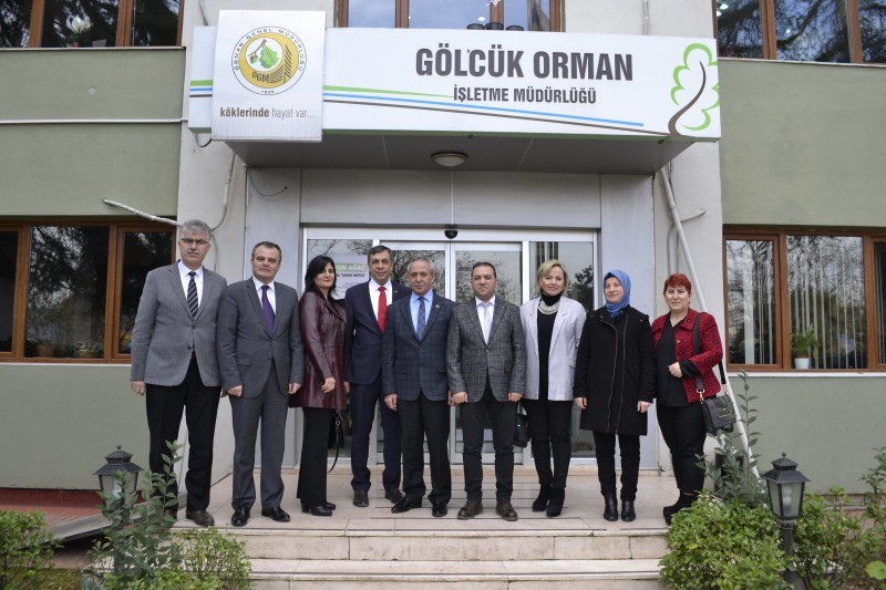 Kaymakamlık Daire Müdürleri Kabakçı’ya ‘hayırlı olsun’ dedi