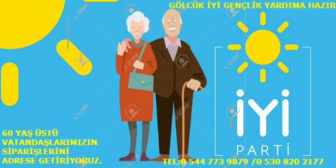 İYİ Partili Gençlerden 60 yaş üstü vatandaşlara destek