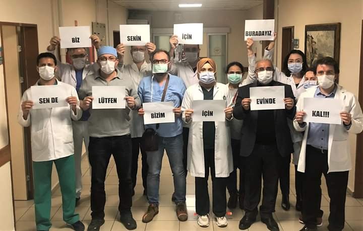 Necati Çelik Devlet Hastanesi Personelinden  VATANDAŞLARA MESAJ VAR