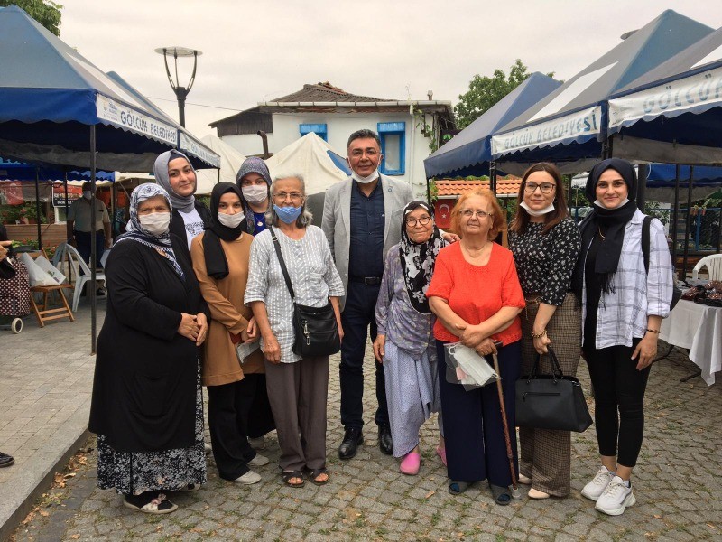 İYİ Parti İl Başkanı Şanbaz Yıldız Saraylılı vatandaşları ziyaret etti ‘ŞİKAYETLERİNİZİ İKTİDARA ULAŞTIRACAĞIZ’