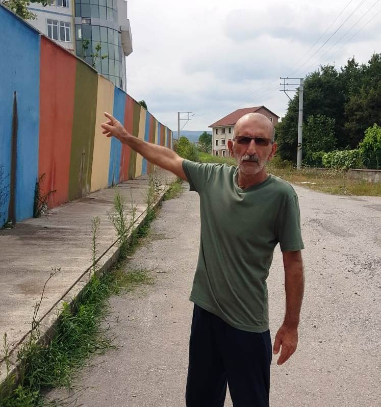 Hisareyn’de korkutan detay İSTİNAT DUVARI YIKILMADAN ÇÖZÜM BULUNMALI