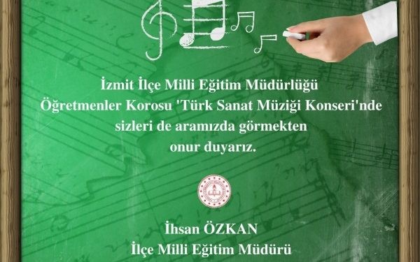 Öğretmenler Korosu Türk Sanat Müziği Konseri 28 KASIM’DA SDKM’DE YAPILACAK