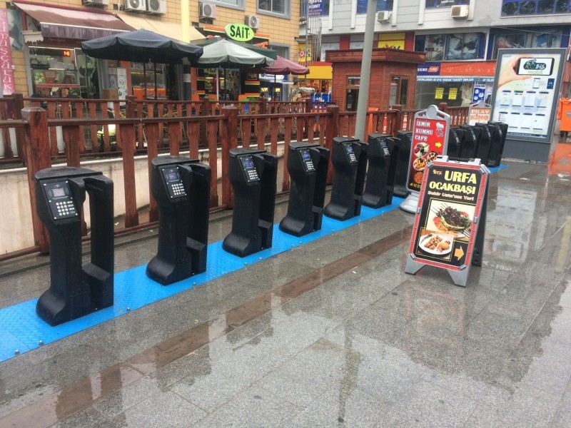 Anıtpark’taki akıllı bisikletlere kısa sürede yoğun ilgi