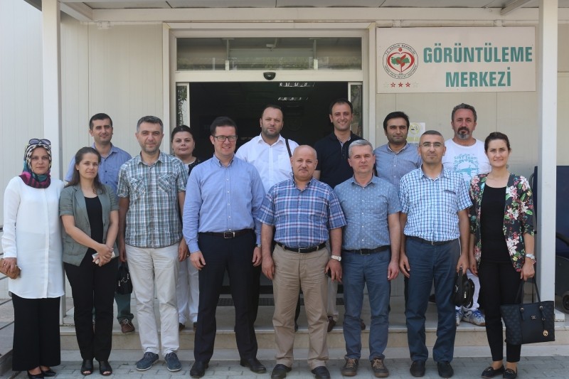 HASTANE YÖNETİMİNDEN YENİ BAŞHEKİME ZİYARET