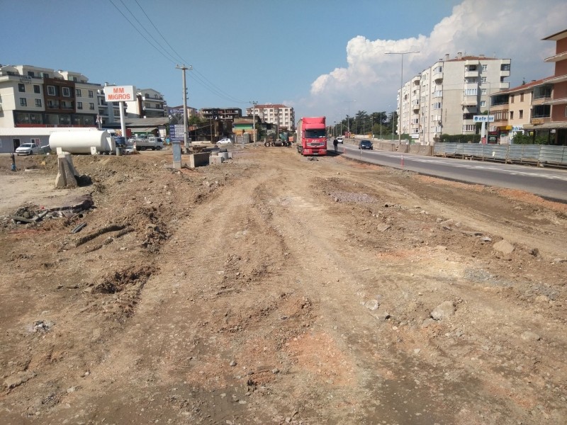Değirmendere Yüzbaşılar Köprülü Kavşak çalışmaları tamgaz sürüyor  PROJE YILSONU TAMAM