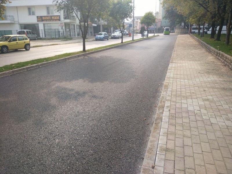 Sahil Caddesi’ndeki yeni yol en çok sürücüleri mutlu etti