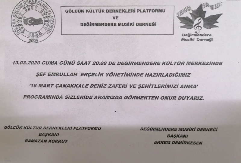 Çanakkale Şehitlerimiz için muhteşem konser organizasyonu