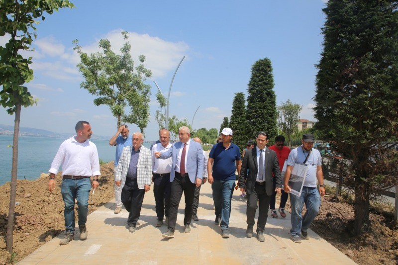 Değirmendere Halıdere Sahil Düzenleme çalışmaları sorunsuz sürüyor GÜNDOĞDU, ‘GÖLCÜK’E YAKIŞAN PROJE’