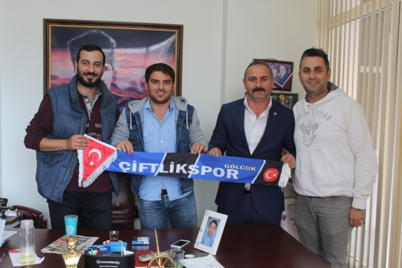 Gölcük Çiftlikspor Başkanı Aksoy’dan Şenemre’ye  HAYIRLI OLSUN ZİYARETİ