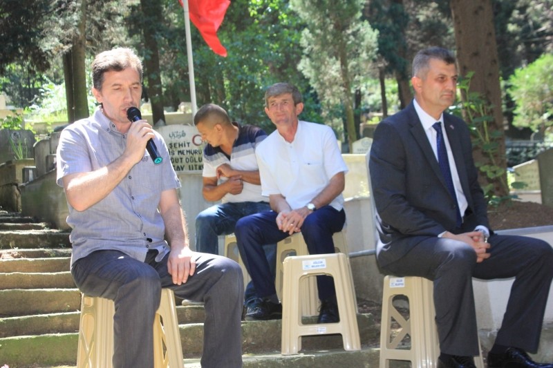 ŞEHİT KORKMAZ KABRİ BAŞINDA ANILDI