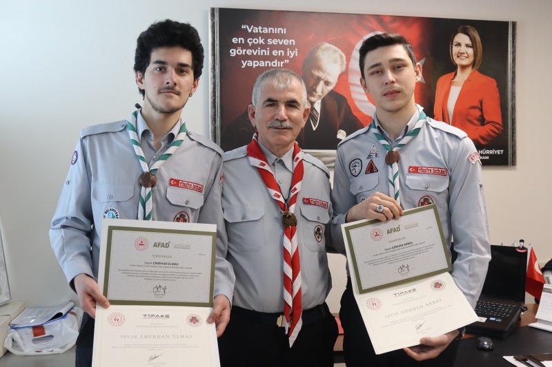 İzmit Belediyespor İzcilerine Bakanlık’tan TEŞEKKÜR BELGESİ