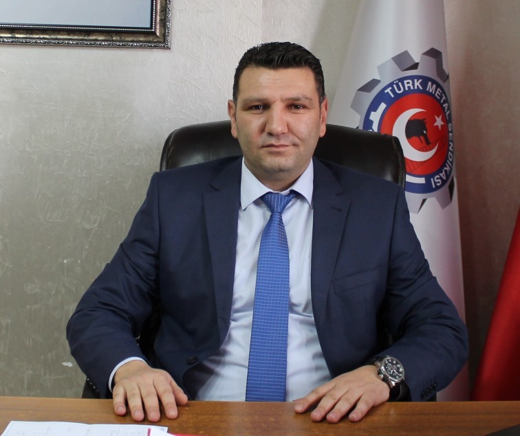 Türk Metal Sendikası Gölcük Şubesi Başkanı Mehmet Şener,