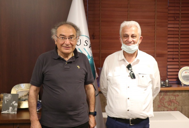 Şenemre, Prof. Dr. Tarhan’ı ziyaret etti DOST BULUŞMASI