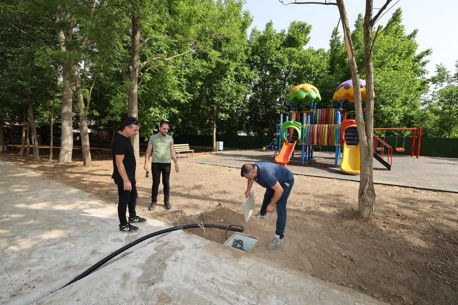 Başiskele’nin Yeni Parkında Çalışmalar Sürüyor