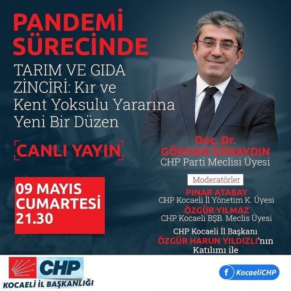 CHP Kocaeli, Gökhan Günaydın ile tarımı masaya yatırdı