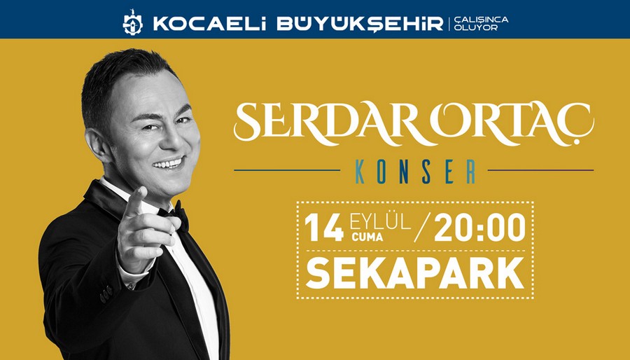 Bu Cuma Sekapark’ta, Serdar Ortaç konseri var
