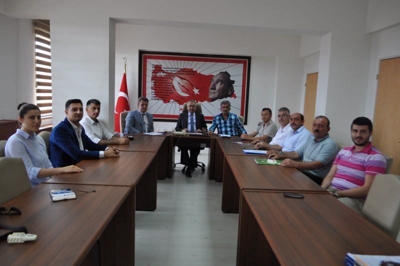 İlçe Spor güvenlik Kurulu toplantısı Kaymakam Altıntaş’ın başkanlığında yapıldı