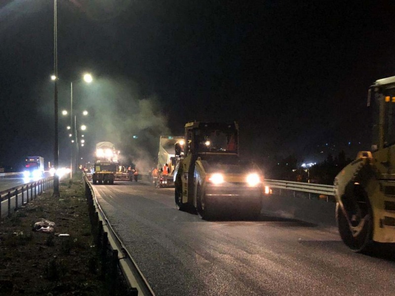 Stadyum yolunda D-100 Ankara yönü asfaltlandı