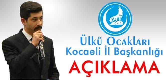Ülkü Ocakları Kocaeli İl Başkanı Gökhan Özkara’dan seçim öncesi önemli açıklama