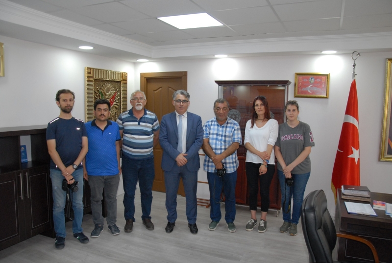 Gölcüklü basın mensuplarından, Yeni Emniyet Müdürü’ne ziyaret