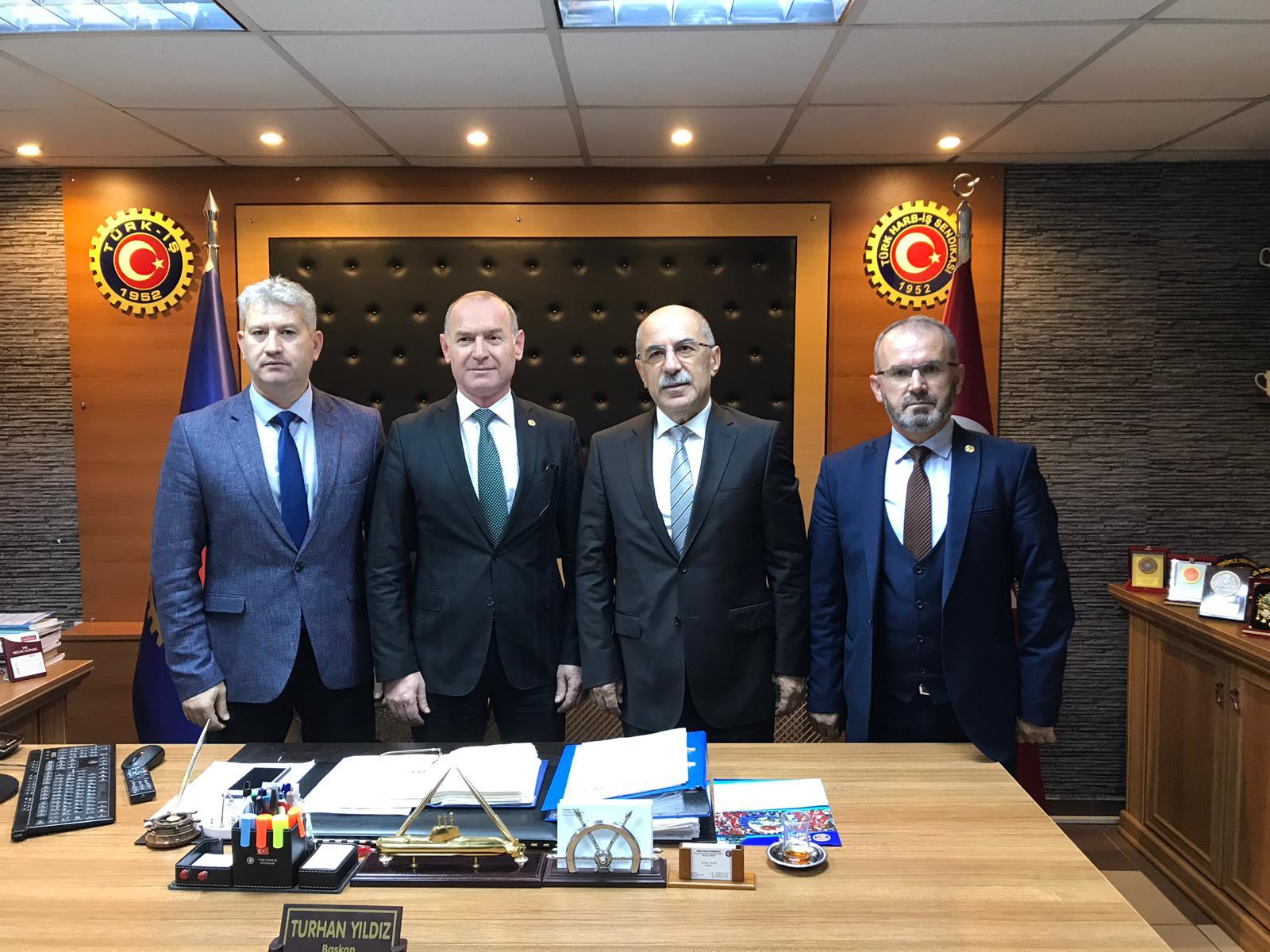 AK Parti Aday Adayı Zekeriya Savaş  HARB-İŞ VE GÖLCÜKSPOR’U ZİYARET ETTİ