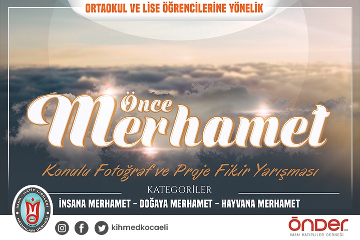 KİHMED’ten Kocaeli Genelinde “Önce Merhamet” KONULU YARIŞMA