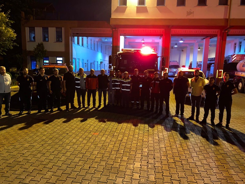 Datça’daki orman yangını için kahramanlarımız KOCAELİ’DEN YOLA ÇIKTI
