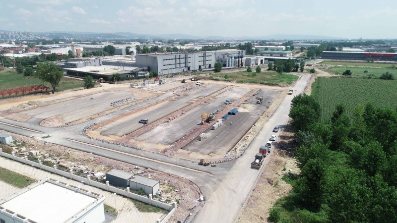 Yeni Emniyet Müdürlüğü yolu ve otoparkı asfaltlandı