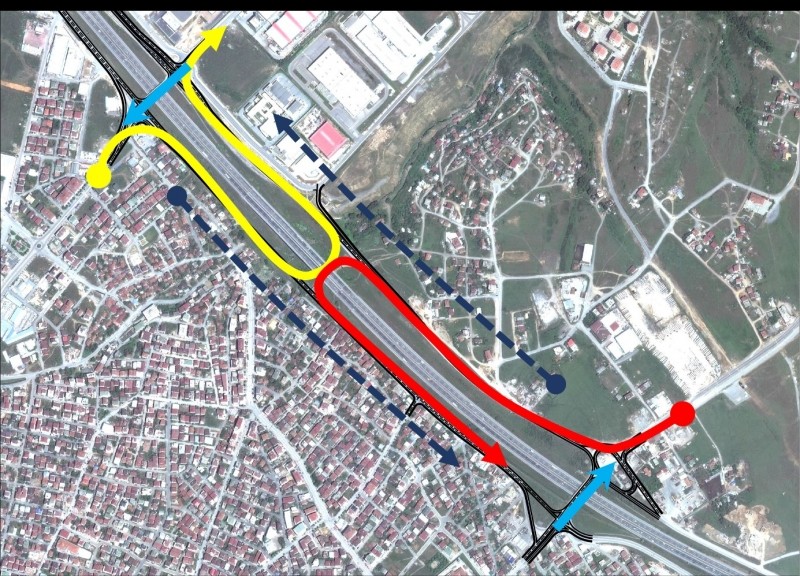 Gebze’nin yan yolları artık daha düzenli