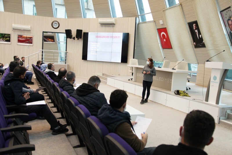Başiskele Belediyesi Personeline Yüksekte Çalışma Eğitimi