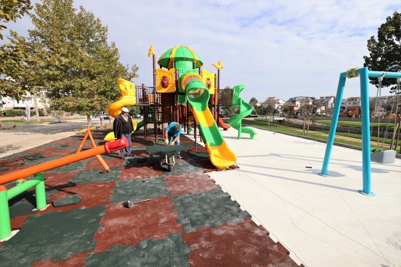 Başiskele’de Parklara Özenle Bakılıyor